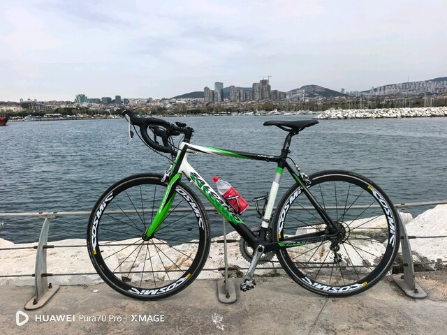 Salcano xrs 02 karbon + Mavic cosmic elite aero jantlar