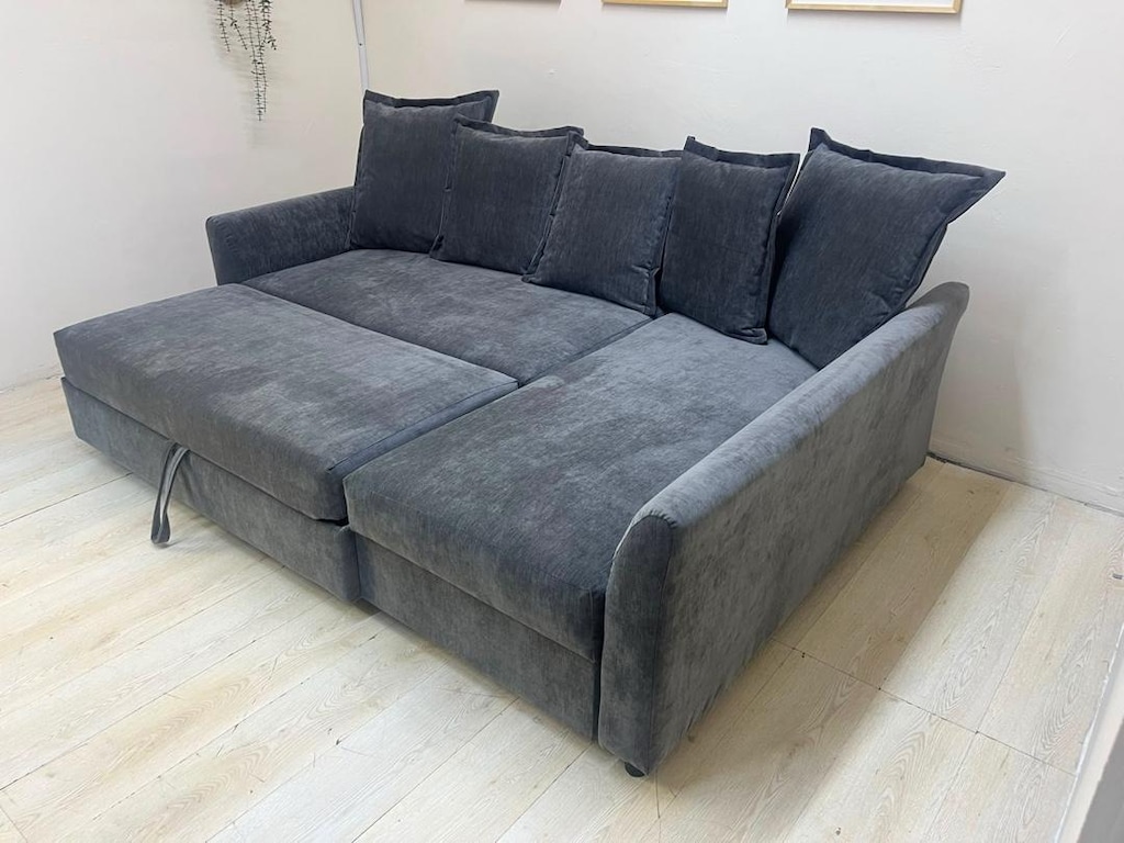 IKEA HOLMSUND SIFIR KAPLAMA YATAKLI BAZALI L KÖŞE KOLTUK KANEPE - 3