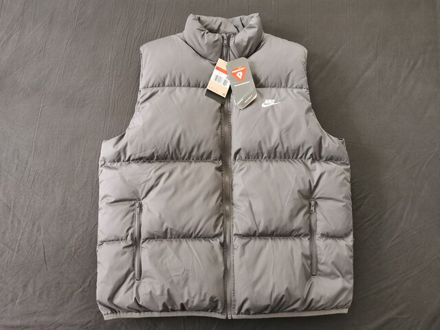 NIKE CLUB PRIMALOFT THERMA FIT PUFFER YELEK GRİ - L