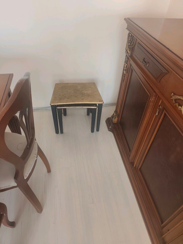 vitrin yemek masası klasik antika - 3