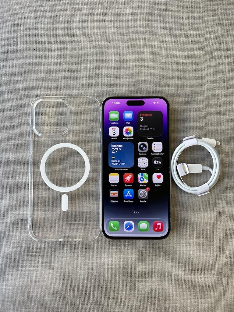 İphone 14 Pro Max 128 Gb 1 Ay Açik Yd - 4