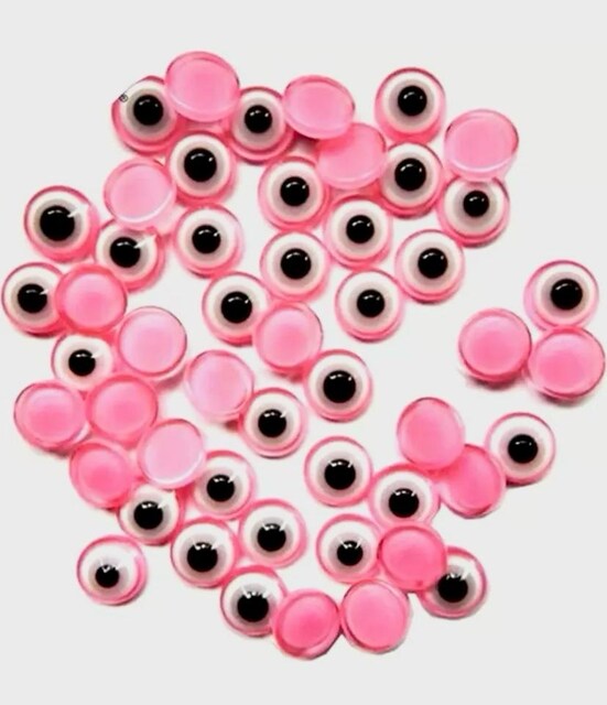 Nazar Boncuğu Pembe 8 mm 1000 adet.