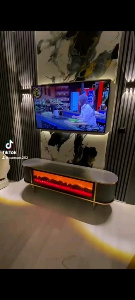 ŞÖMİNELİ BLUETOOTH HOPÖRLÖRLÜ TV ÜNİTELERİ CAN MOBİLYADA ŞÜKRÜPAŞA MAH