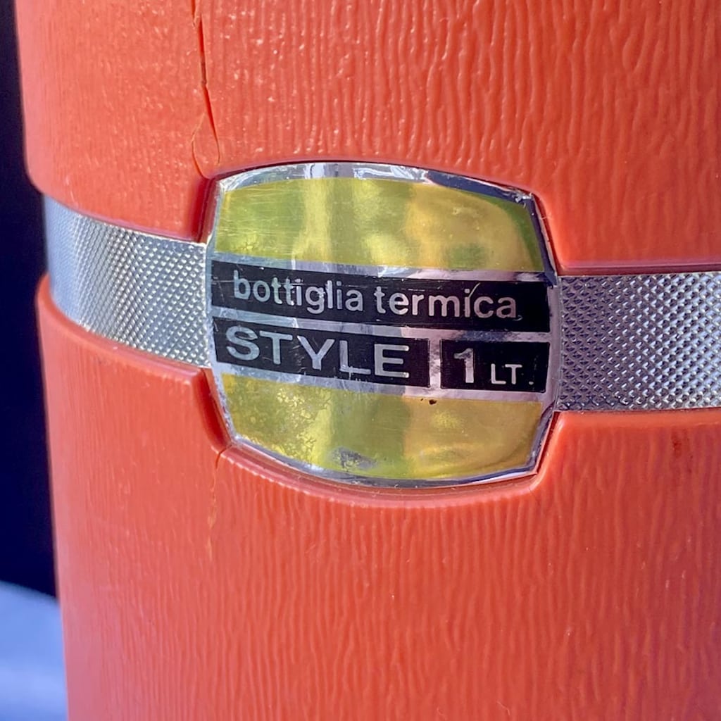 1970 İtalya STYLE Termos Matara - 5