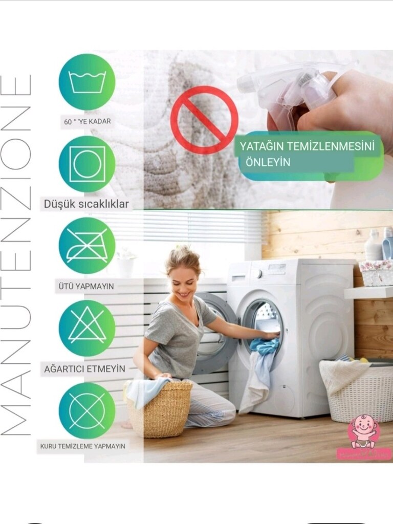 Bambu Malzeme Su Geçirmez Yatak Koruyucu 80x190x30 Tek Kişilik - 11
