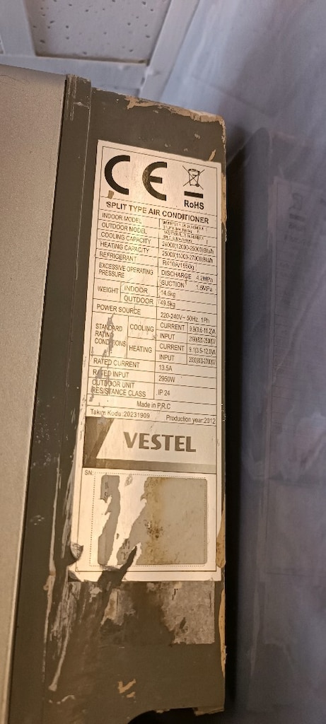 24000 BTU klima invertor. Vestel klima - 6