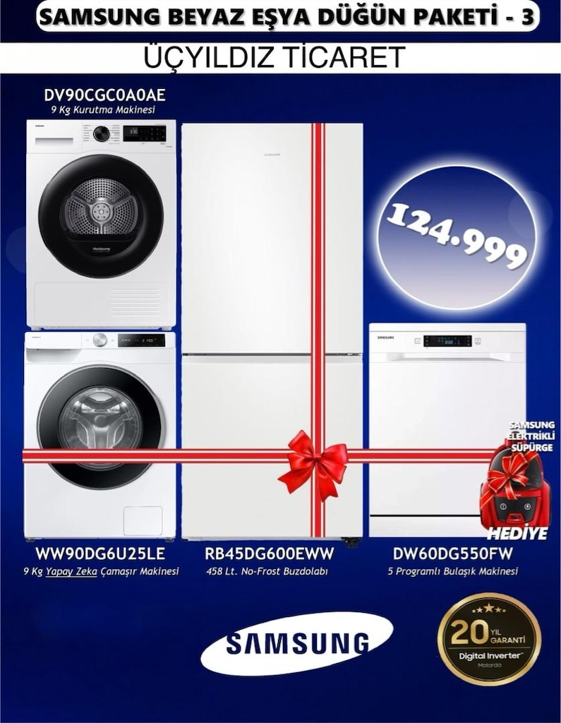 SAMSUNG BEYAZ EŞYA PAKETİ SIFIR Samsung samsung beyaz eşya paketi - 4