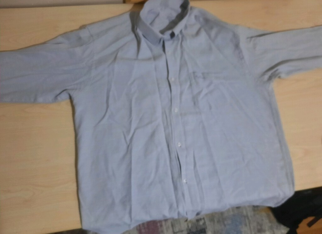 Pierre Cardin 3XL Beden Dokulu Gri Uzun Kollu Erkek Gömlek