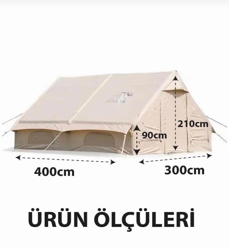 KAMP ÇADIRI | 12 KİŞİLİK ŞİŞME | 1 KEZ KULLANILDI | SIFIRA YAKIN - 3