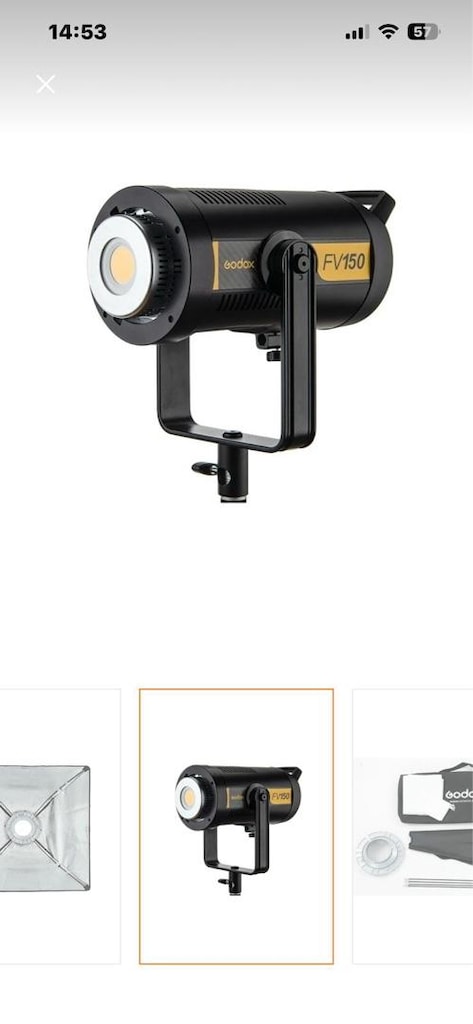 Godox FV150 2'li Kit 150 Watt Video Fotoğraf Işığı - 6