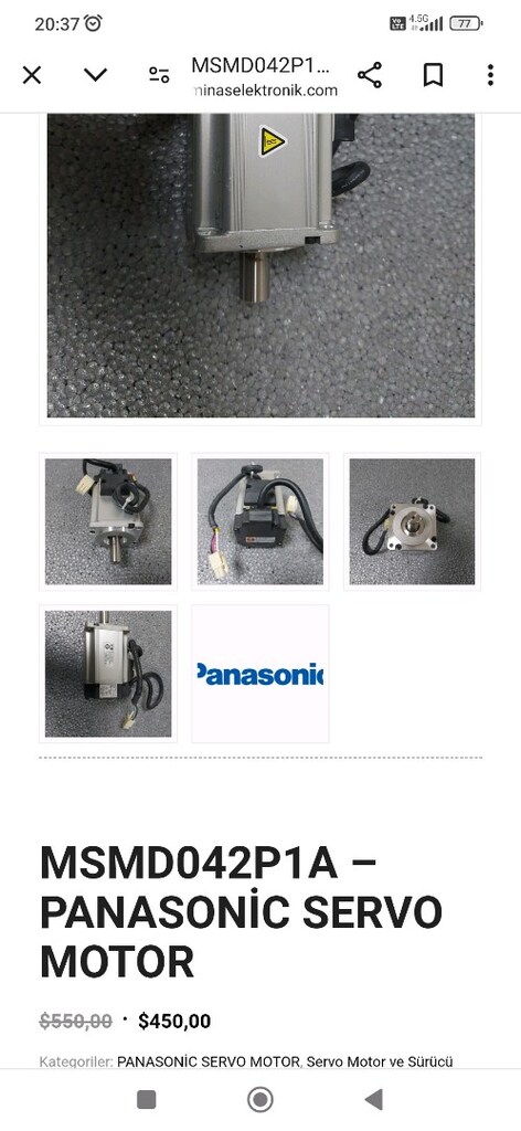 PANASONİC AC MOTOR - 9