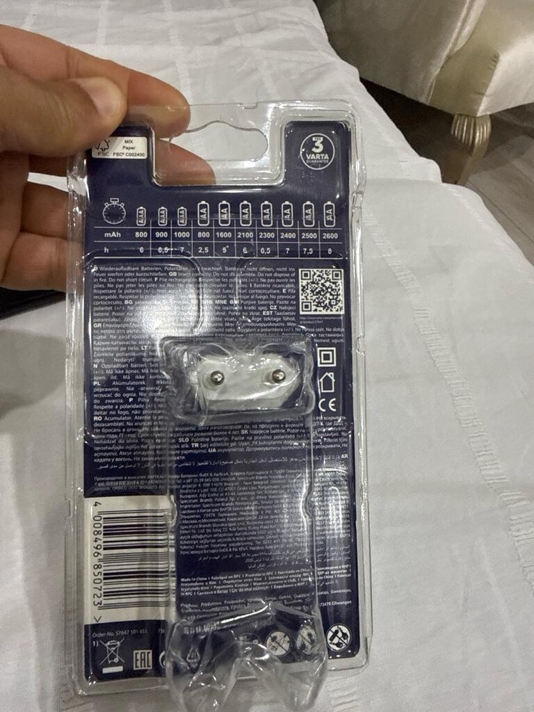 VARTA 2100 mAh 4xAA şarz edilebilinir pil ve mekanizması sıfır ürün - 4