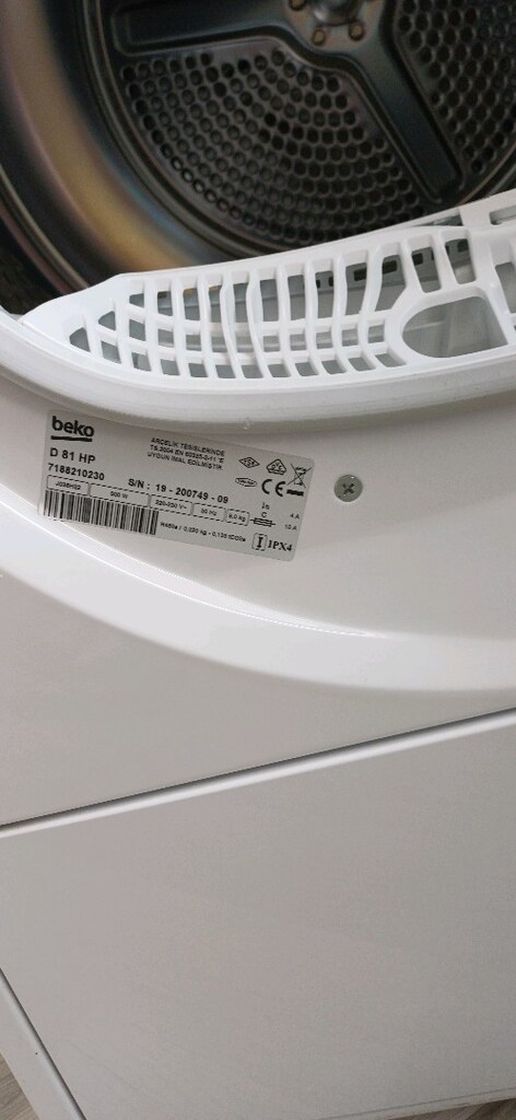 Beko D 81 HPS A++ 8 Kg Garantili TERTEMİZ SORUNSUZ CİHAZ SIFIR AYARNDA - 14