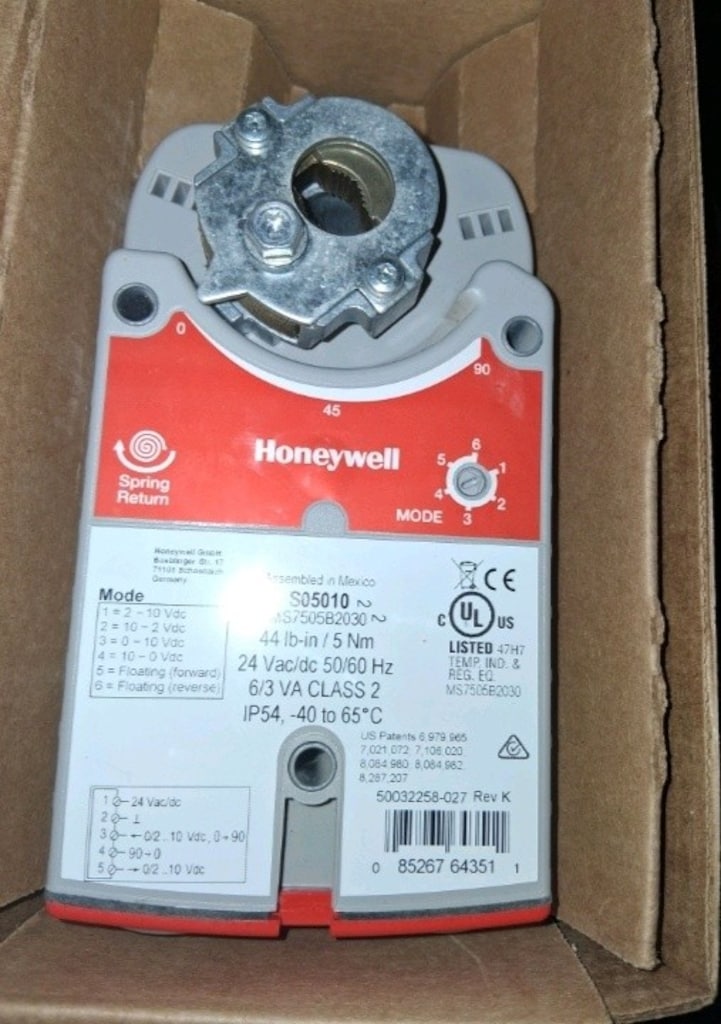 S05010 Damper Motoru 0/2....10VDC 5Nm YGD'lü, Oransal Kontrol - 3