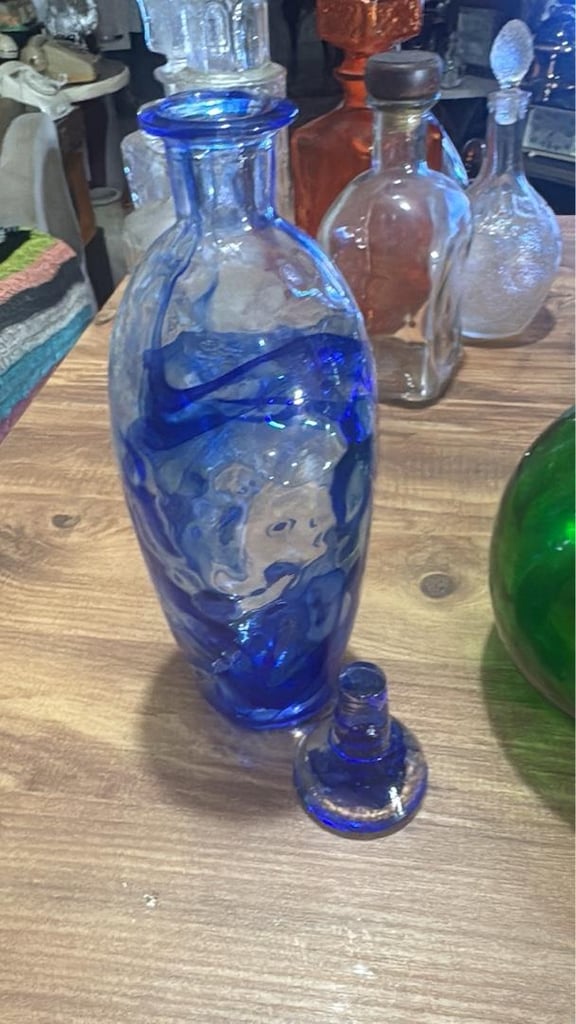 Nostaljik & Vintage Cam Şişe / Karaf Lotu (11 Parça) Koleksiyonluk - 18