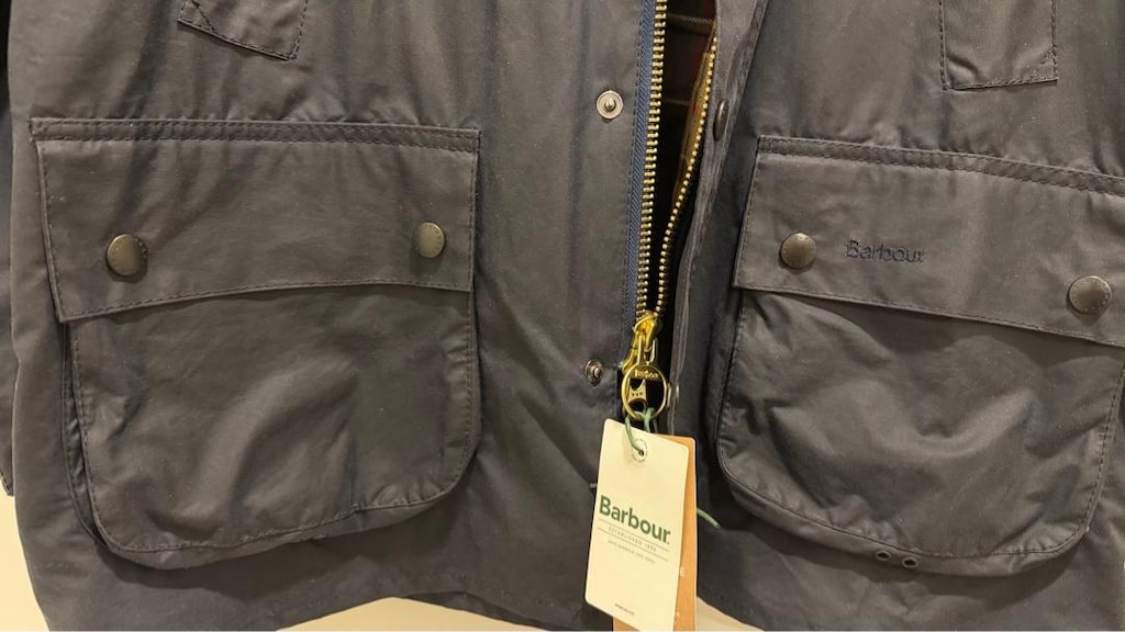 SIFIR ORJINAL BARBOUR BEDALE WAX MONT44/XXLbeden LACİVERT RENK - 2