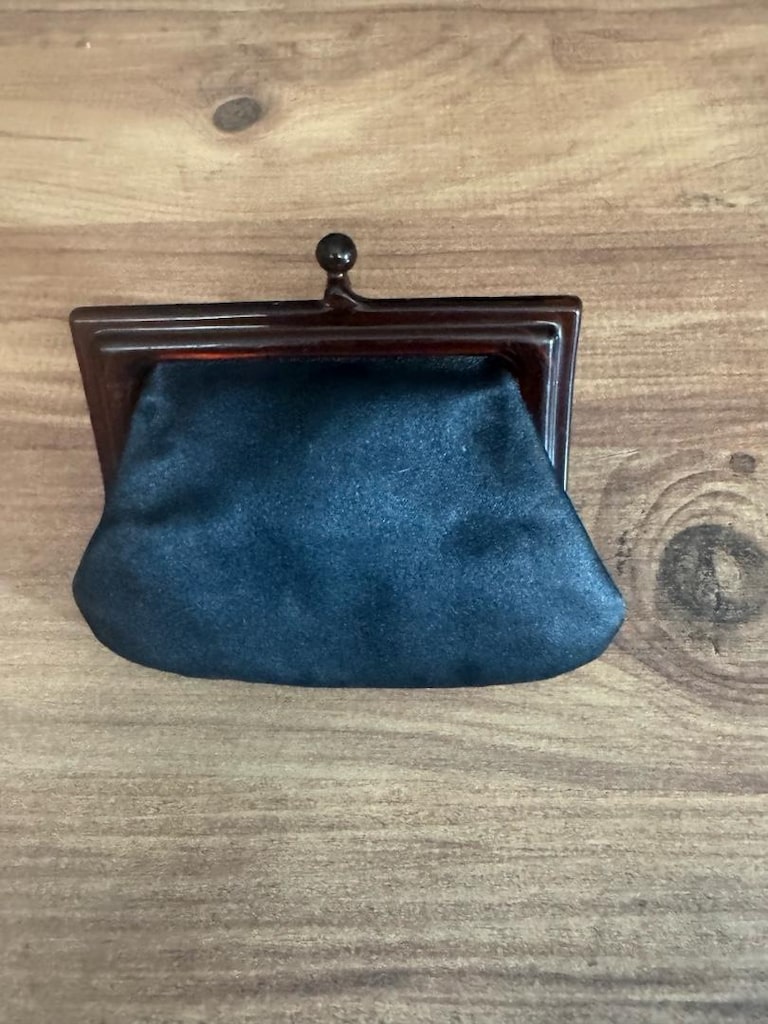 Vintage Bakalit Çerçeveli Bozuk Para Cüzdanı - 11