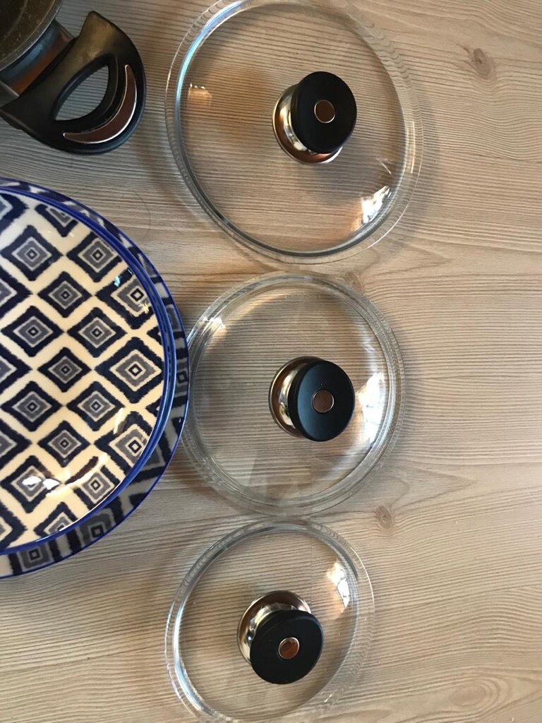 TopluRakam! Çelik Tencere + Çaydanlık + Tava + 4 Parça Tabak Takımı v - 8