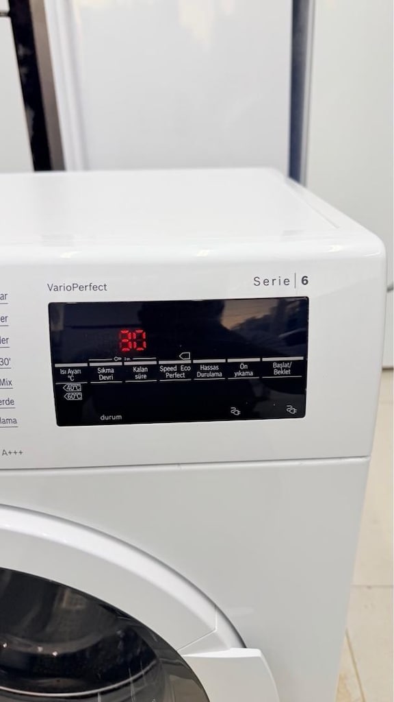 Bosch Serie 6 8 KG 1200 Devir Çamaşır Makinesi – Çok Temiz, Sorunsuz - 10