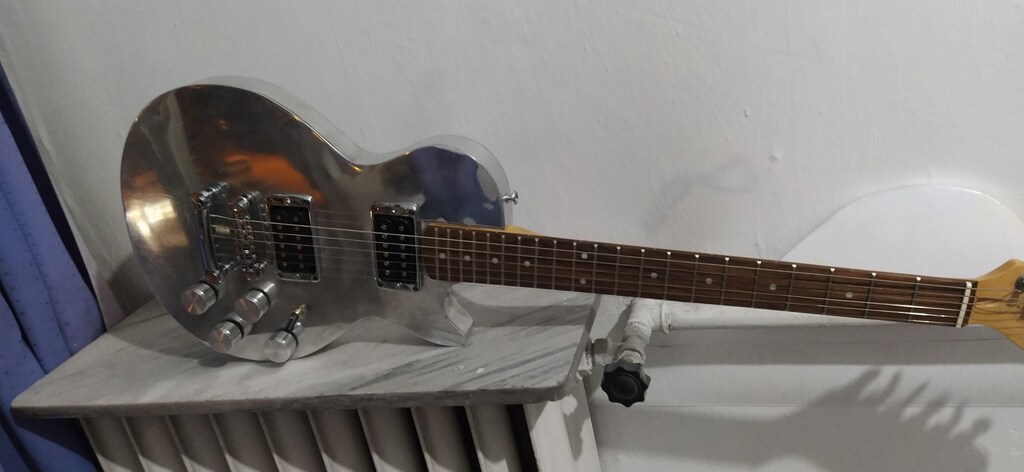 Alüminyum gövde Strat sap Les Paul elektro gitar - 2