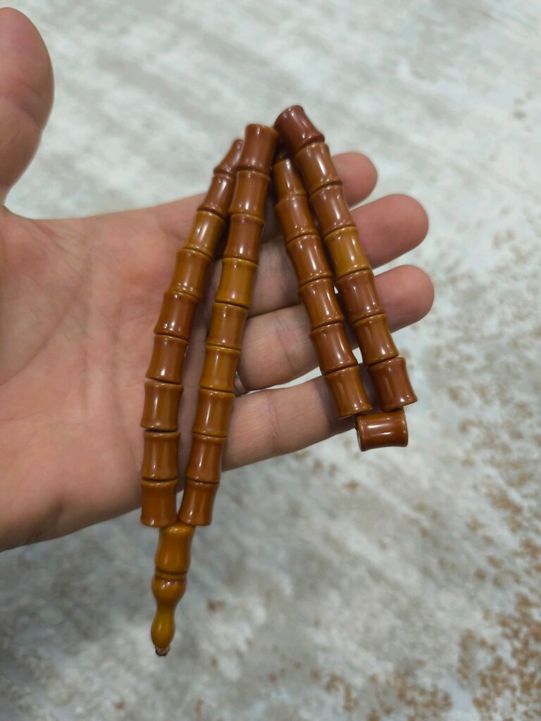 sıkma kehribar tesbih - 2