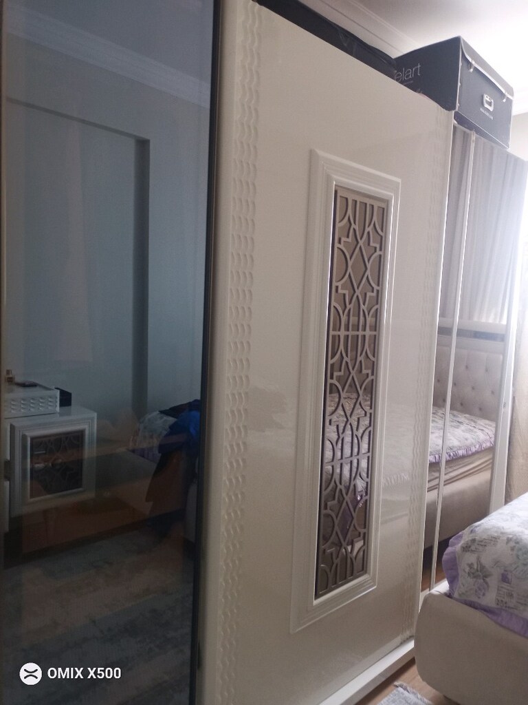 ömürlük Doğtaş özel ceviz ağacından yapılmış yatak odası LED ışıklı - 5