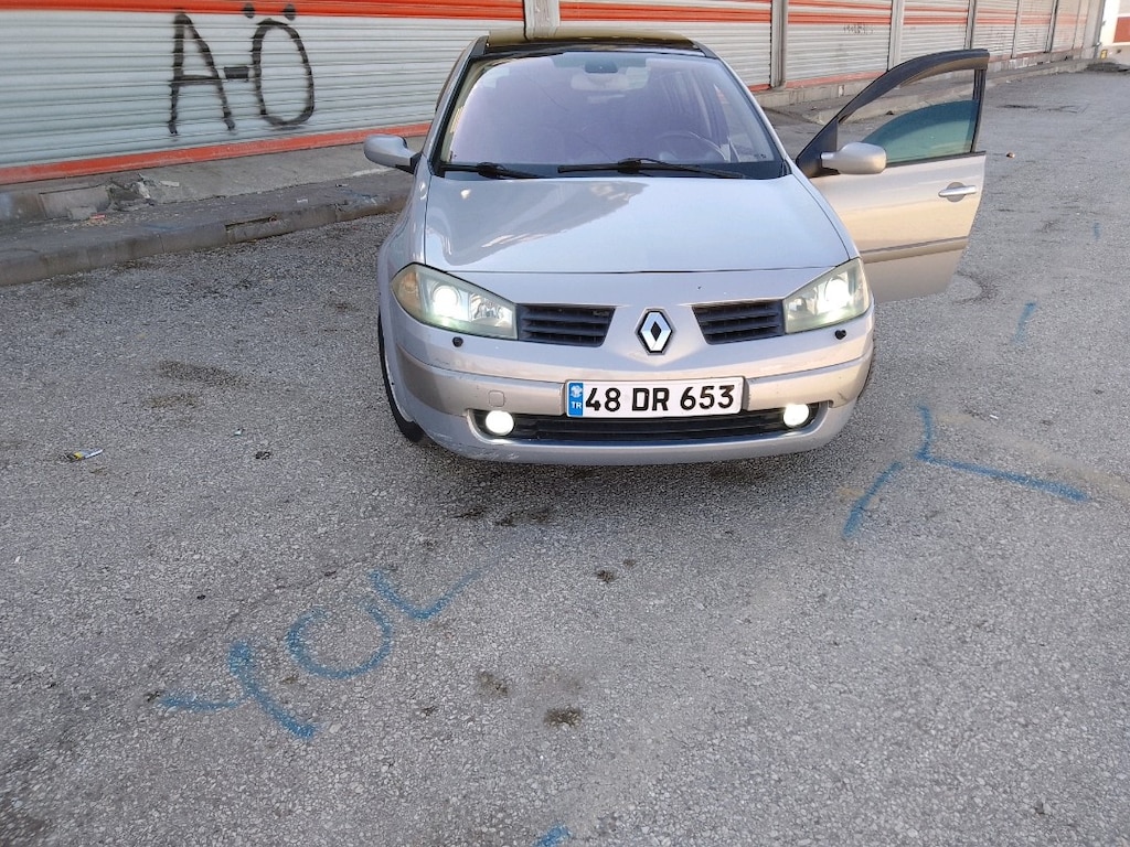 Değişen siz Megane 2 panoramik cam tavan - 9