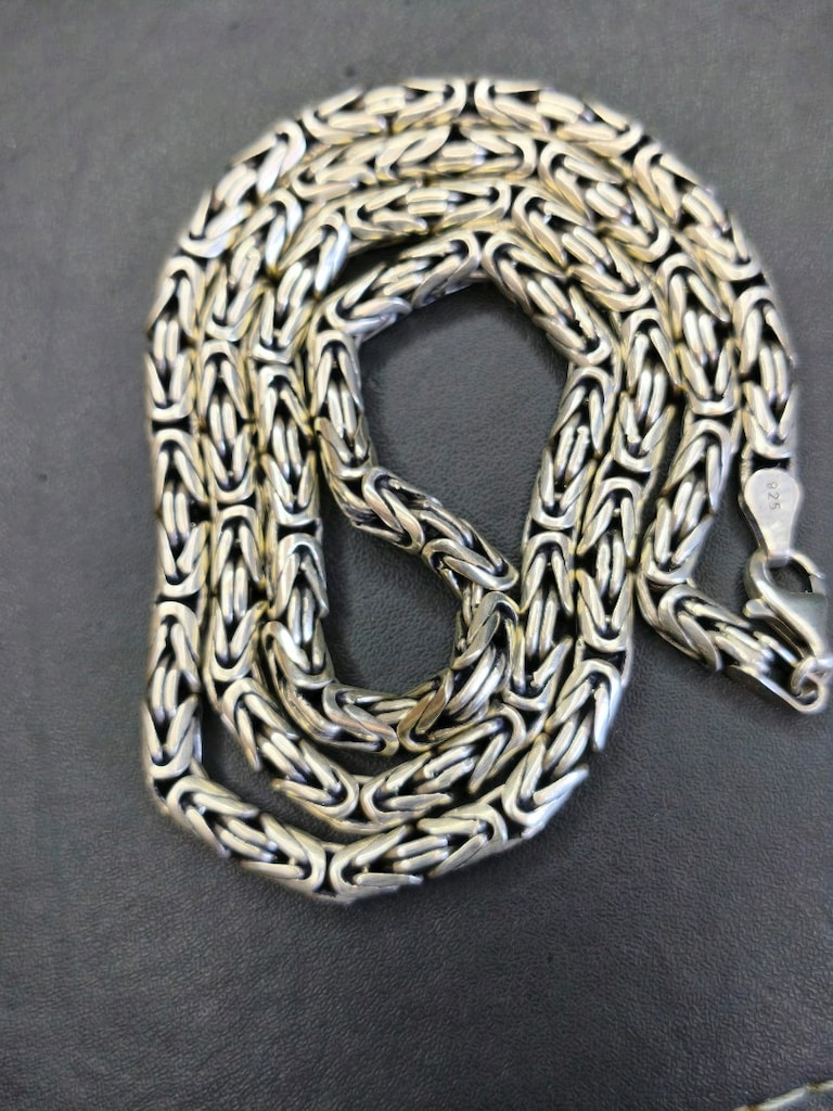 925 AYAR GÜMÜŞ KOLYE 5 MM ÖLÇÜLERİNDE - 2