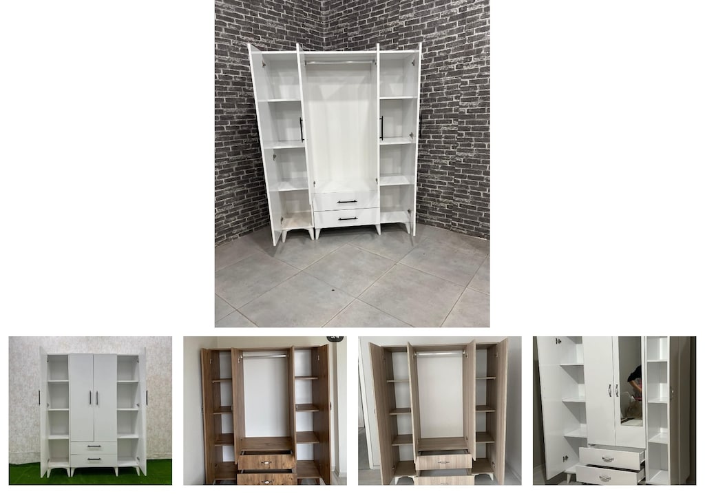 4 kapaklı elbise dolabı vwcqsydpua - 2