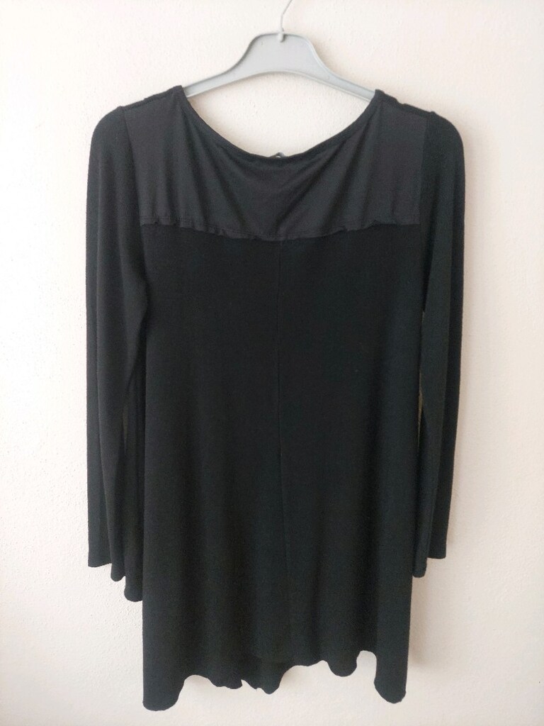 BATİK kayık yaka asimetrik tunik bluz - 2