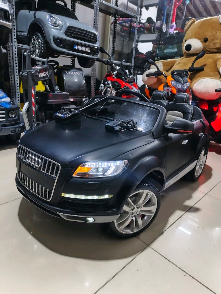 (AnkaCar çocuk oto galeri)2 MOTOR AUDİ KUMANDALI&MANUEL AKÜLÜ ARABA - 3
