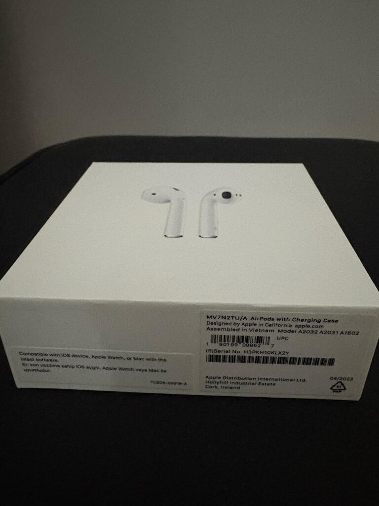 Apple orijinal air pos 2 nesil kulaklık kutusu - 10