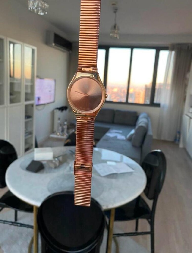 swatch rosegold kadın kol saati - 3
