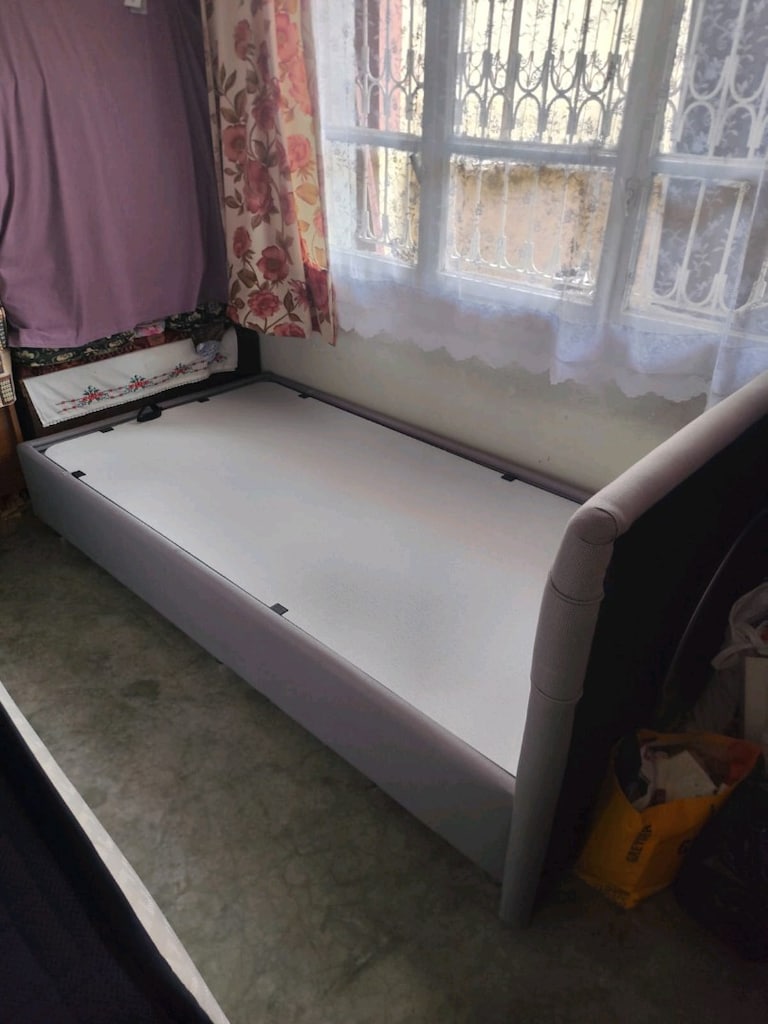 100x200, YENİ, TEK KİŞİLİK YATAŞ BAZA+BAŞLIK - 6