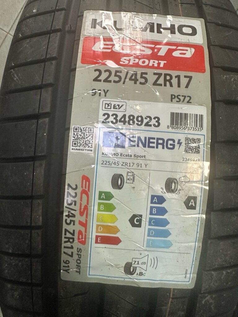 225/45/17 kumho 2026 yazlık - 3