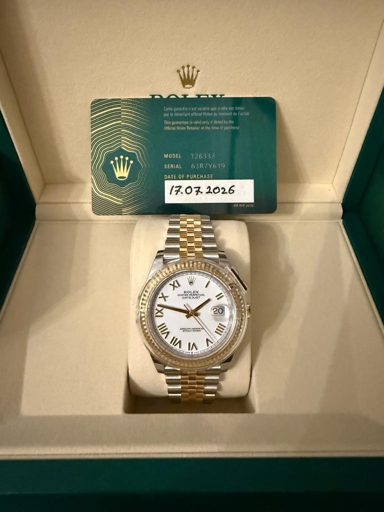 2026 temmuz çıkışlı datejust silver/gold 28.000 usd - 3