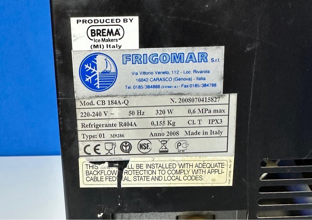 Brema Frigomar Buz Makinesi 22 Kg, CB184 - 10