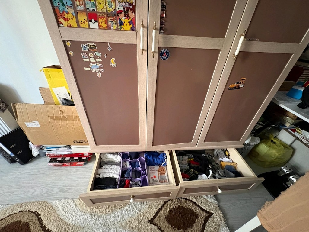 ikili ikiz yataklı ranza bilgisayar masası gardrop - 5