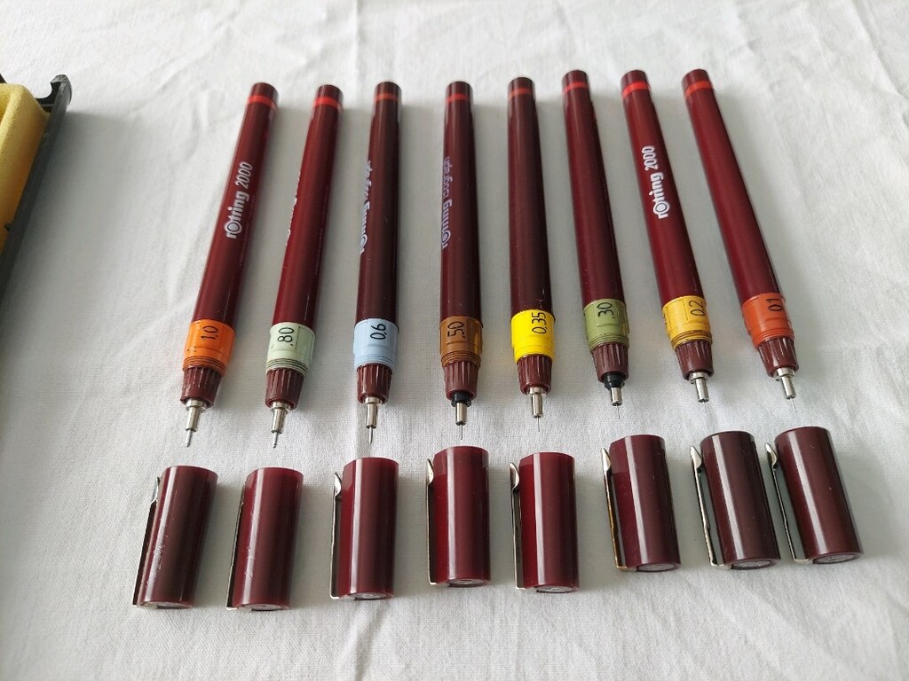 Rotring Rapido çizim kalemleri - 7