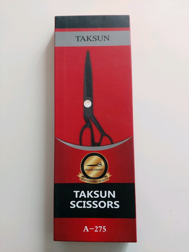 Taksun kumaş makası siyah metal - 5