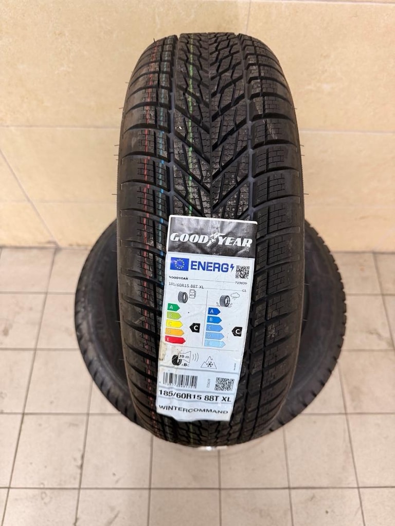 185/60R15 GOODYEAR WINTER COMMAND (DOT:19/25) 4 ADET FİYATIDIR - 2