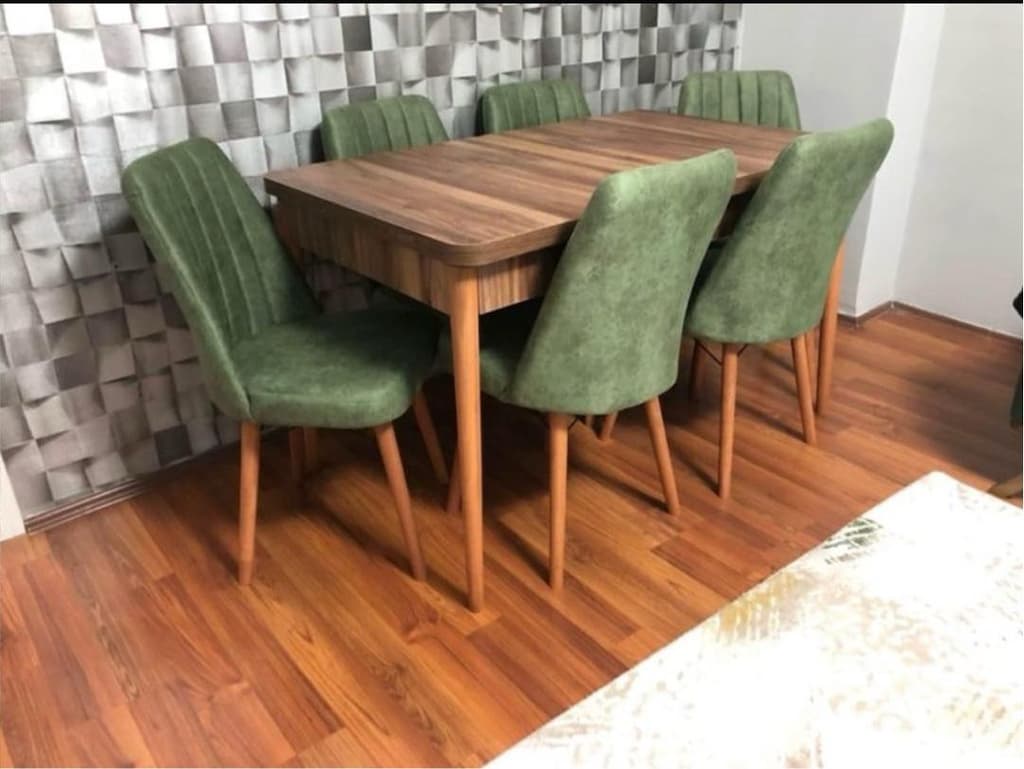 Sıfır Yemek Masası Takımı 6 Kişilik - 6