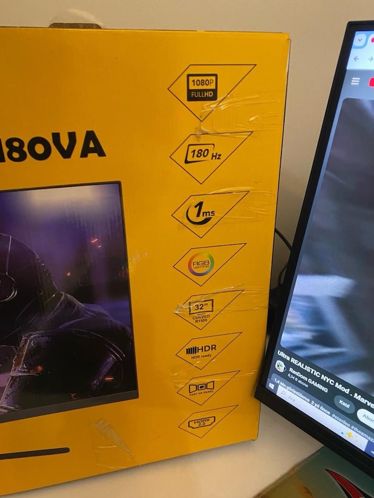 Twisted Minds 32 inc Curved 180hz Gaming Oyuncu Monitor - 2