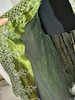 Yeşil İşlemeli Kuşaklı Kaftan - 10