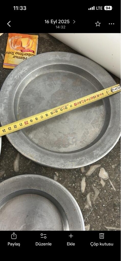çift kişilik künefe pişirme tepsisi 24cm - 3