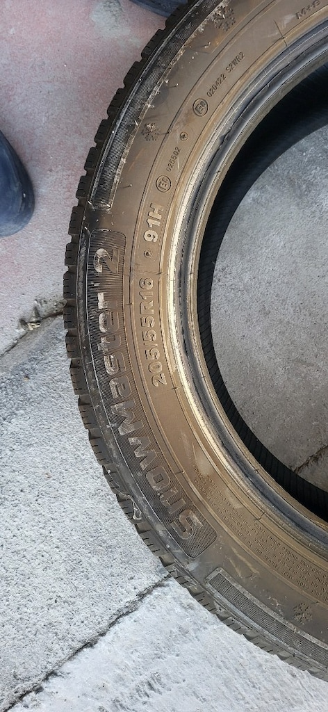 Kışlık lastik 205 55 16 - 8