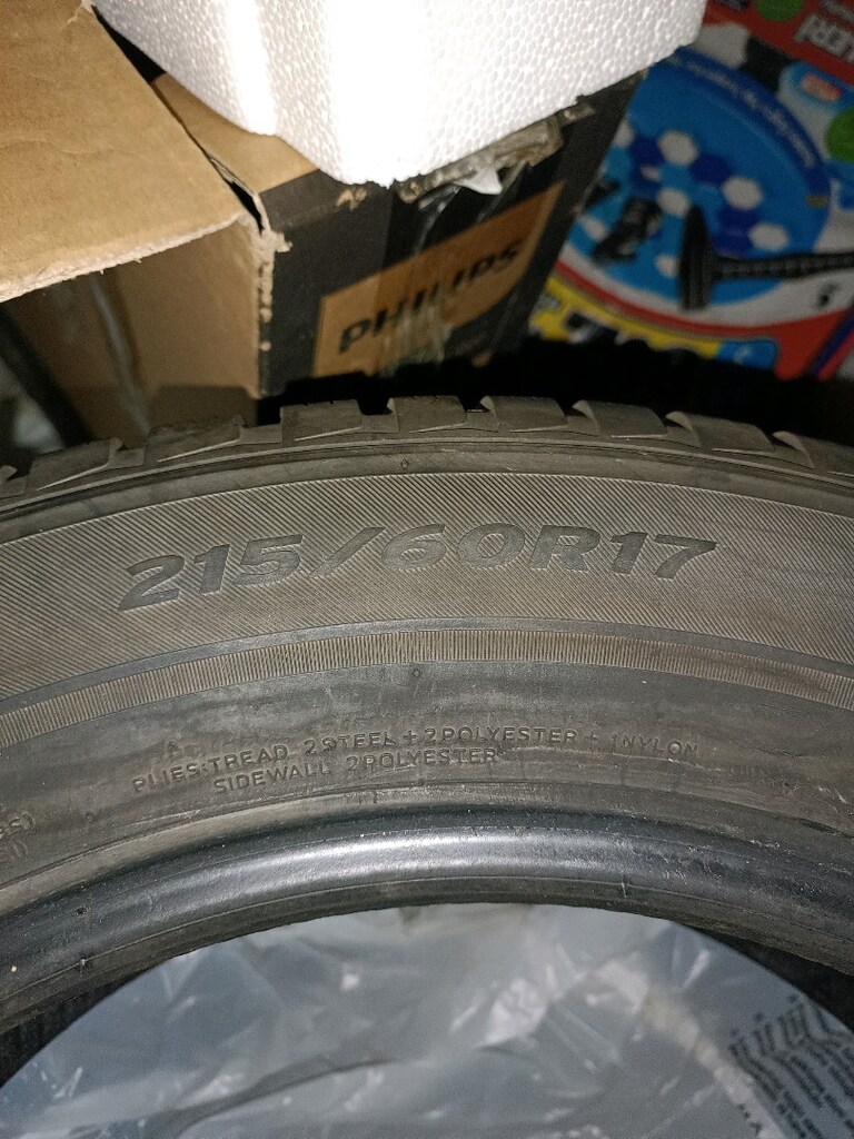 215 60 R17 96H 4 adet temiz az kullanılmış kışlık lastik - 2