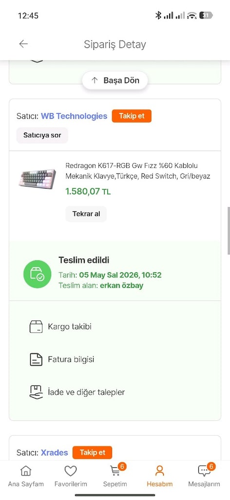rtx 5070 r7 7800XD hazır sistem 3 aylık - 8