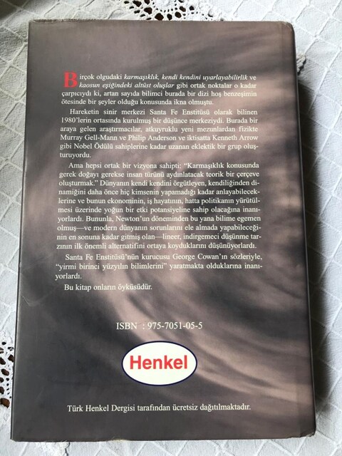Karmaşıklık Düzen ve Kaosun Eşiğinde Beliren Bilim M. Mitchell Waldrop
