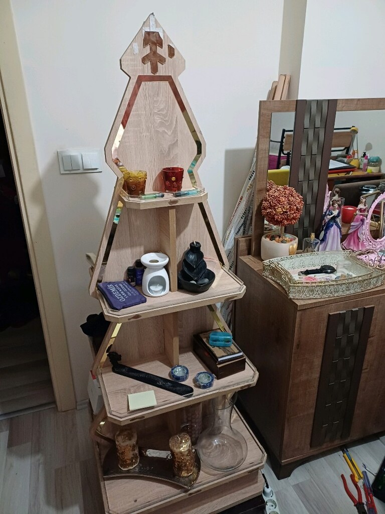 çam ağacı ozel yapim raf - 9